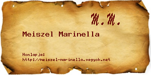 Meiszel Marinella névjegykártya